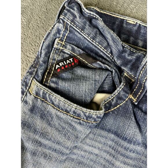 Ariat M5 Straight Leg Jeans 30x36 Blue Denim Made in Mexico Good Condition - Picture 5 of 10